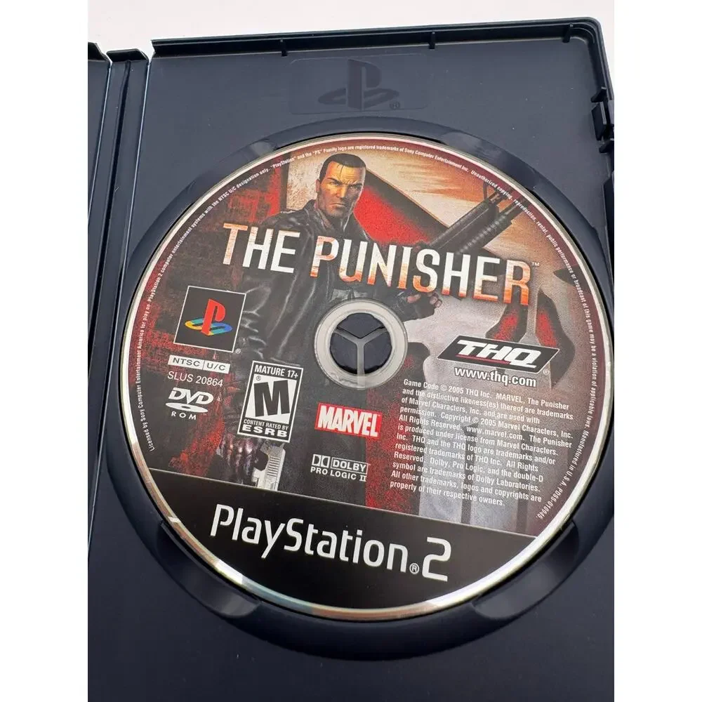 The Punisher (PlayStation 2,2005) CIB, Art, Case, Manual & Game Tested/Working